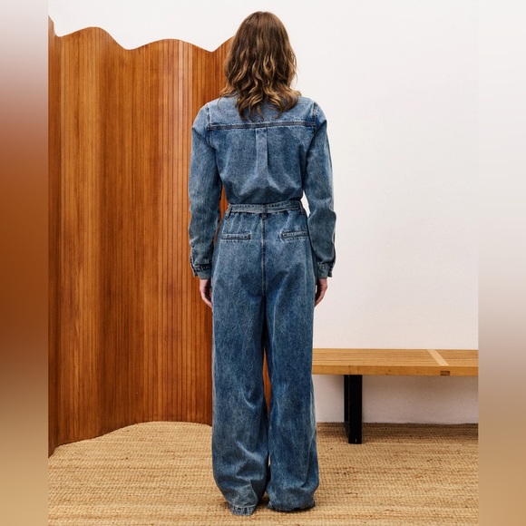 FRNCH 🇫🇷-JEAN BLUE VERBINE COMBINATION - Picture 5 of 7